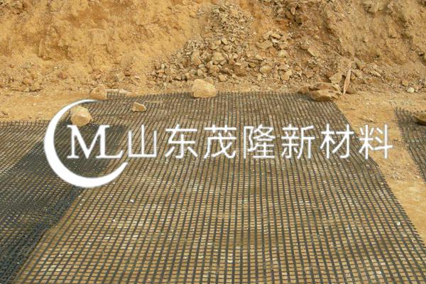 《養殖場項目》土工格柵施工